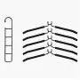 2pcs Multi-Layer Anti-Slip Clothes Hangers Save Space 5 in 1 Metal Laundry Rack Storage for Shirt Sweater Suit Dress Coat Decoration