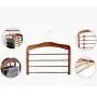 HJYPYJ Magic Hanger,180?? Rotate Multifunction Folding Hangers,Wood 4-Layer Pants Rack Hanger,Space-Saving Organizer Hangers, Durable/Retro Color / 1 pcs HJYPYJ Magic Hanger,180?? Rotate Multifunction Folding Hangers,Wood 4-Layer Pants Rack Hanger,Space-Saving Organizer Hangers, Durable/Retro Color / 1 pcs