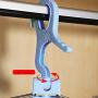 HJYPYJ Magic Hanger,360?? Rotate Magical Hangers,Portable PP Hanger,Space-Saving Organizer Hangers, Strong Bearing Capacity/Blue / 51x29cm