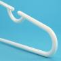 HANGERWORLD 40 White 11.4inch Plastic Kids Coat Clothes Garment Pants Skirt Bar Baby Toddler Hangers