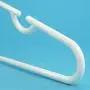 HANGERWORLD 40 White 11.4inch Plastic Kids Coat Clothes Garment Pants Skirt Bar Baby Toddler Hangers