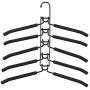 DNJKSA Hotel Anti Slip Wardrobe Organizer Storage Racks Space Saving Fishbone Type Clothes Hangers Hook Home Multi Layers Towel Trouser