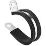TEMOYJ 20 Pack 1/2 Inch 304 Stainless Steel Cable Clamp, Rubber Cushion Pipe Clamps, Wire Clamps TEMOYJ 20 Pack 1/2 Inch 304 Stainless Steel Cable Clamp, Rubber Cushion Pipe Clamps, Wire Clamps