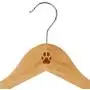 Paw Print Maple Clothes Hangers - Wooden Suit Hanger - Laser Engraved Design - Wooden Hangers for Dresses, Wedding Gowns, Suits, and Other Special Garments Paw Print Maple Clothes Hangers - Wooden Suit Hanger - Laser Engraved Design - Wooden Hangers for Dresses, Wedding Gowns, Suits, and Other Special Garments