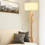 Floor Lamp, Sanguinesunny Solid Wood Tree Hanger Floor Lamp Light Fixture Indoor Bedroom for Clothes Scarves and Hats,Coat Hangers,Coat Rack,110V-220V