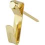 Hillman 122310 Brass Conventional Picture Hanger 2 Pack 100lb