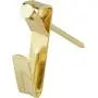 Hillman 122310 Brass Conventional Picture Hanger 2 Pack 100lb
