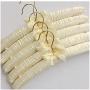 DNJKSA 5 PCS/lot 35cm Silk Anti-Slip Hanger Adult Hangers Cloth Rack The Cloth Hangers(Random Color)