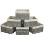 SONGMICS Storage Bins, Set of 6 Rattan-Style Storage Baskets, Decorative Bins with Cotton Liner for Shelf, Toy Organizer for Bedroom Closet Laundry Room, 15.8 x 11.8 x 9.8 Inches, Gray URRB256WG SONGMICS Storage Bins, Set of 6 Rattan-Style Storage Baskets, Decorative Bins with Cotton Liner for Shelf, Toy Organizer for Bedroom Closet Laundry Room, 15.8 x 11.8 x 9.8 Inches, Gray URRB256WG