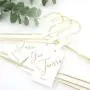 Wedding Dress Hangers - Set of 3 Gold Metal Bridal Hangers - Personalized Gift Tag and Hanger, Robe Hanger, Bridal Hanger, Dress Hanger,Bridesmaid Hanger - H-CH02G Wedding Dress Hangers - Set of 3 Gold Metal Bridal Hangers - Personalized Gift Tag and Hanger, Robe Hanger, Bridal Hanger, Dress Hanger,Bridesmaid Hanger - H-CH02G
