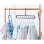 ColorMilky Clothes Hangers Space Saving Pants Closet Organizer Folding (1)