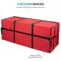 Extra Wide Opening Christmas Tree Storage Bag - Fits Up To 9 ft. Tall Artificial Disassembled Trees, Durable Straps & Reinforced Handles - Holiday Xmas, 600D Oxford Duffle Bag - 5 Year Warranty, Red Extra Wide Opening Christmas Tree Storage Bag - Fits Up To 9 ft. Tall Artificial Disassembled Trees, Durable Straps & Reinforced Handles - Holiday Xmas, 600D Oxford Duffle Bag - 5 Year Warranty, Red