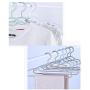 SAASNY Premium Quality Plastic Hangers,The Hanger Store 20 Beige Non-Slip Plastic Hangers Space Saving Coat Clothes Hangers with Trouser Bar for Dress,Jacket,Heavy Clothes Hangers