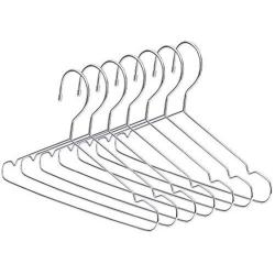 JXSHQS Sorplus 32CM Metal Kids Hanger Stainless Steel Hanger Children Hanger30 Hangers Lot Clothes Hanger