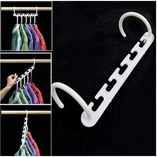 10PC Clothes Hangers Rack Wardrobes Shop Closet Wonder Clothing Hook Magic Space Saver Organizer Hanger Decoration