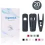 Trgowaul Velvet Hangers Clips, 20 pc Pants Hangers Velvet Clips, Strong Finger Clips Perfect for Thin Velvet Hangers (Modern Gray)
