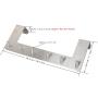 eoocvt Stainless Steel Over The Door Hook Organizer Rack - Space Saving Hanger, 6 Hooks, Brushed Nickel eoocvt Stainless Steel Over The Door Hook Organizer Rack - Space Saving Hanger, 6 Hooks, Brushed Nickel