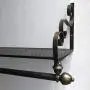 Nicheo Storage Wrought Iron Coat Rack Shelf Wall Mounted, Hanging Closet with Clothing Rods, Garment Hanger for Daily Clothes, Hat, Bag and More. Ideal Organizer for House (39.4", Bronze) Nicheo Storage Wrought Iron Coat Rack Shelf Wall Mounted, Hanging Closet with Clothing Rods, Garment Hanger for Daily Clothes, Hat, Bag and More. Ideal Organizer for House (39.4", Bronze)