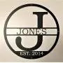 Personalized Established Monogram - Metal Sign - Personalized Family Name Wall Decor, Door Hanger, Monogram Letter