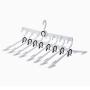 WZP Hanger Home Multi-Function Magic Drying Rack,Non-Slip Foldable Storage Artifact Children Hanging Clip Save Space/White/As Shown
