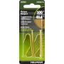 Hillman 122310 Brass Conventional Picture Hanger 2 Pack 100lb