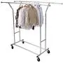 Cypressshop Commercial Garment Rack Hanger Clothes Hanging Holder Rolling Portable Adjustable Double Steel Rail Racks Trolley Textile Dryer Home Furniture Cypressshop Commercial Garment Rack Hanger Clothes Hanging Holder Rolling Portable Adjustable Double Steel Rail Racks Trolley Textile Dryer Home Furniture