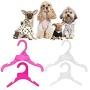 Kenrtuers Dog Product Accessories 10Pcs Plastic Pet Dog Cat Clothes Clothing Rack Hanger