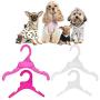 MEIYIN 10Pcs Plastic Pet Dog Puppy Cat Clothes Clothing Rack Hanger Dog Product Accessories