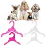 MEIYIN 10Pcs Plastic Pet Dog Puppy Cat Clothes Clothing Rack Hanger Dog Product Accessories