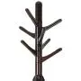 COAT RACK Feifei Floor Standing Tree Clothes Hat Stand Hanger Rotatable Solid Wood 3 Feet 7 Hooks, 4646178CM (Color : Black) COAT RACK Feifei Floor Standing Tree Clothes Hat Stand Hanger Rotatable Solid Wood 3 Feet 7 Hooks, 4646178CM (Color : Black)