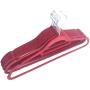 wrea 10pcs Non-Slip Flocked Adult Clothes Hangers 360 Degree Swivel Notched Shoulders Coat Trousers Hanger wrea 10pcs Non-Slip Flocked Adult Clothes Hangers 360 Degree Swivel Notched Shoulders Coat Trousers Hanger