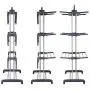 ARB MARKET 3Tier Stainless Laundry Organizer Folding Drying Rack Clothes Dryer Hanger Stand | Clothes Hanger Rack Stand For Bed Room| Clothes Drying Rack Laundry Stand Folding Hanger