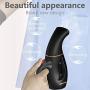 Kimryde Portable Steamer for Clothes, 8 in 1 Handheld Garment/Fabric Steamer, 210ml Powerful Steam Iron for Home/Travel, Wrinkle Remover-Clean-Sterilize-Sanitize-Refresh-Treat-Defrost (Black Gold)