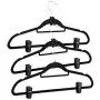 Non-Slip Velet Clothes Hangers -10 Pack - with 5pcs Connector Hooks and 10pcs Clips - Hold Up-To 10 Lbs - for Suit Dress Pants Tie Belt Scarf Non-Slip Velet Clothes Hangers -10 Pack - with 5pcs Connector Hooks and 10pcs Clips - Hold Up-To 10 Lbs - for Suit Dress Pants Tie Belt Scarf