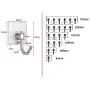 Csdyx Stainless Steel Coat Hook Stainless Steel Coat Seamless Hook Hook Bathroom Hook Door Clothes Single Hook Wall Hanger G-10.24 (Size : 4 Hook) Csdyx Stainless Steel Coat Hook Stainless Steel Coat Seamless Hook Hook Bathroom Hook Door Clothes Single Hook Wall Hanger G-10.24 (Size : 4 Hook)