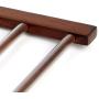 SunTrade 4-Layer Wooden Pants Rack,Trousers Pants Jeans Scarf Clothes Hanger Organizer (Beige)