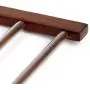 SunTrade 4-Layer Wooden Pants Rack,Trousers Pants Jeans Scarf Clothes Hanger Organizer (Beige)