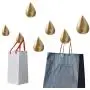 COCODE 3D Creative Wall Decoration Hanging Hooks Single Water Drop Coat Hat Clothes Heavy Duty Hanger