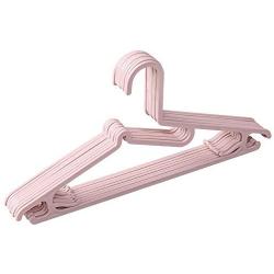 Iddefee Clothes Hanger Pack of 20 Solid Color Plastic Closet Organizer Hangers-4019.5cm Space Saving Collar Protection Design Pants Hangers (Color : Random, Size : 4019.5cm)