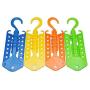 Leoie Multifunctional Folding Hanger for Clothes Belt Tie Organize red 10.532cm