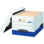 Bankers Boxes R-Kive Heavy-Duty Storage Boxes, FastFold, Lift-Off Lid, Letter/Legal, Value Pack of 20 (0724314)