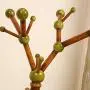 HL-TD Solid Wood Coat Rack Free Standing Tree Hanger Vertical Bedroom Clothes Rack for Livingroom Simple