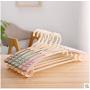 10pcs Random Color Adult Scalable Hangers Wide Shoulder Antiskid Plastic Multi-Function Clothes Hanger Decoration