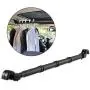 LITTLEMOLE Car Clothes Hanger Bar, Expandable Vehicle Clothing Rod Garment Rack Holder, Heavy Duty Metal and Rubber Grips LITTLEMOLE Car Clothes Hanger Bar, Expandable Vehicle Clothing Rod Garment Rack Holder, Heavy Duty Metal and Rubber Grips