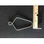 (250 Pack) 3" Wire Clip Hanger Pinch Hooks for Drop and Suspended Track Ceiling