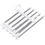 5 in 1 Pants Storage Rack Multifunctional Stainless Steel Clothes Holder Belt Coat Hanger Scarf Trousers Drying Rack Storage 5pcs Random Color