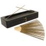 Natural Choice Incense Treasure Chest Incense Storage Boxes & Ash Catcher (Black)