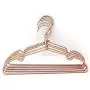 Koobay 12" Baby Slide Notches Childrens Clothes Hanger Gold Color Aluminium Metal Hangers 10Pack