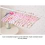 10pcs Random Color Cotton Fabric Sponge Hanger Elegant Non-Slip Wood Hanger Women Foam Sweater Hangers Soft Cloth Hanger Decoration