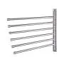 KES SUS 304 Stainless Steel Swing Out Towel Bar 6-Bar Folding Arm Swivel Hanger Bathroom Storage Organizer Rustproof Wall Mount, Brushed Finish, A2102S6-2